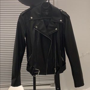 New faux leather jacket
